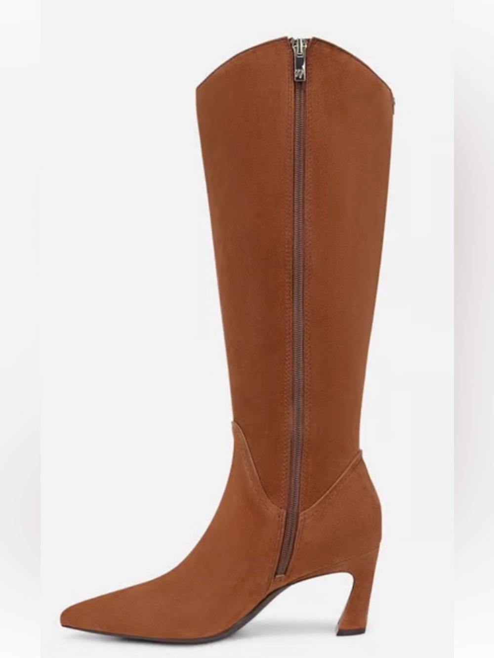 Naturalizer Emily tall boot, chestnut, 9, wide calf - Picture 4 of 7